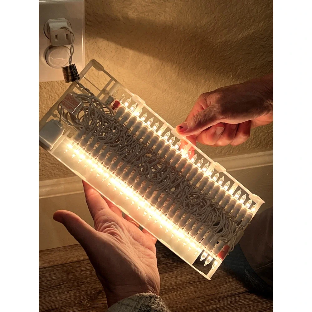 VTG Everglow Extend-A-Lights 50 Indoor/Outdoor Super Bright Lights TESTED -NEW